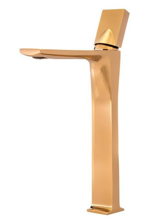 GRIFO DE LAVABO STONE ALTO DORADO SEM-1139G