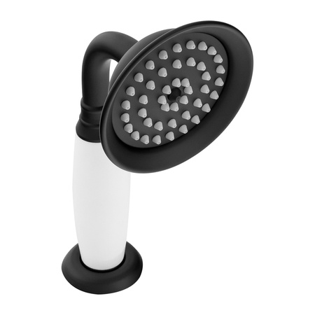 GRIFO DE BAÑERA RETRO DE 5 AGUJEROS S-1214B NEGRO