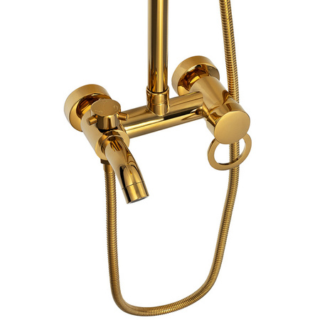 CONJUNTO DE DUCHA SENTINI EXTERNA S-1191G DORADO