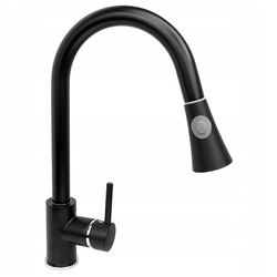 GRIFO DE COCINA PARA FREGADERO S-2102G NEGRO