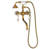 GRIFO DE BAÑERA DE PARED PALOMA RETRO S-1184V ORO VIEJO