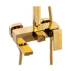 CONJUNTO DE DUCHA EXTERIOR CUBO S-1067G DORADO