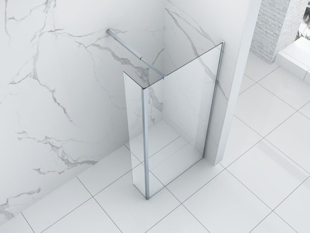 MAMPARA DE DUCHA WALK-IN DE 2 PARTES 60x50x200 TRANSPARENTE CROMO