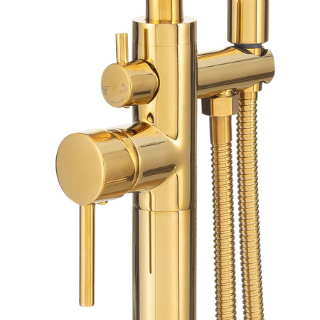 GRIFO DE BAÑERA INDEPENDIENTE ROSA S-1069G DORADO