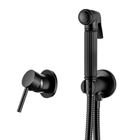 GRIFO DE BIDÉ EMPOTRADO ROSA - CONJUNTO HIGIÉNICO S-1116B NEGRO