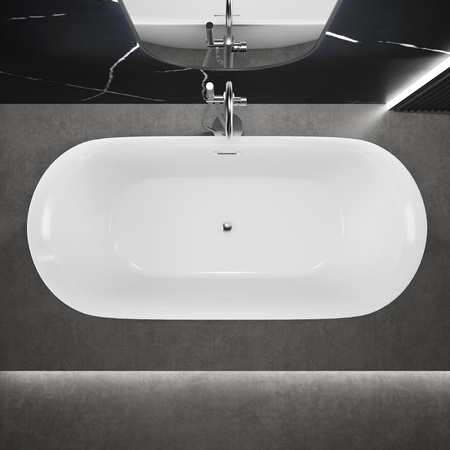 BAÑERA EXENTA MIA ACRÍLICA 150×75×58 BLANC