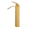 GRIFO DE LAVABO ALTO CASCADE S-1001GD DORADO