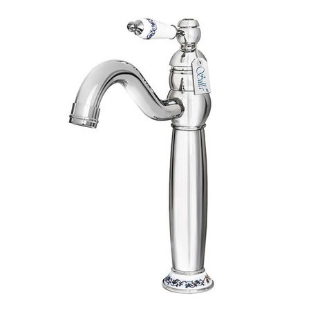 Grifo de lavabo Paloma alto retro S-1110 CROMO