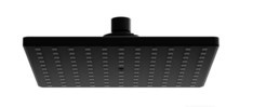 Cabezal de ducha cuadrado 20x20 cm S-168B negro