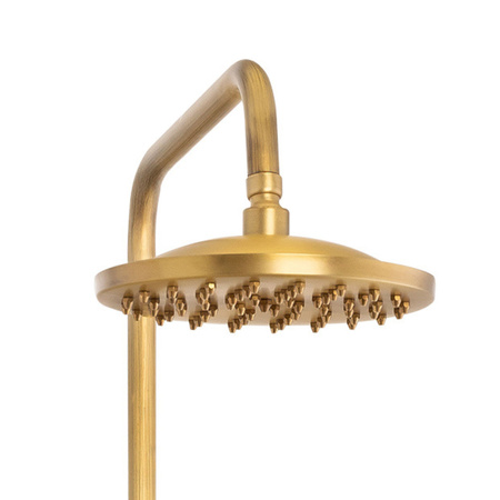 CONJUNTO DE DUCHA EXTERIOR RETRO PALOMA S-1198G DORADO