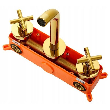 GRIFO DE LAVABO EMPOTRADO VERANNI SEM-1092G DORADO SMARTBOX