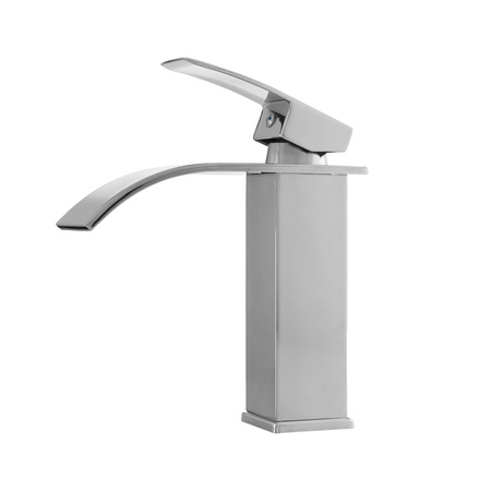 GRIFO DE LAVABO CASCADE DE PIE BAJO S-1001 CROMO