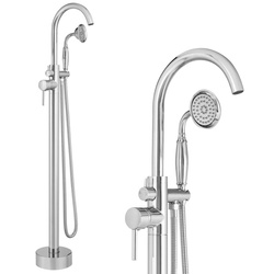 GRIFO DE BAÑERA EXENTO ROSA RETRO S-1221 CROMO