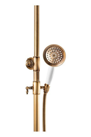 CONJUNTO DE DUCHA EXTERIOR ADELITA RETRO S-1125 ORO VIEJO