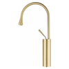 GRIFO DE LAVABO LUCA DE PIE ALTO GIRATORIO S-1154G DORADO