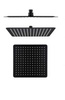 Cabezal de ducha 25x25 CM S-165B NEGRO