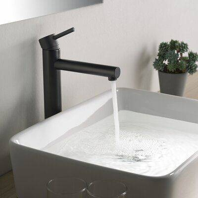 GRIFO DE LAVABO BELLA ALTO S-2002B NEGRO