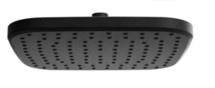 Cabezal de ducha 26x23 CM S-167B NEGRO