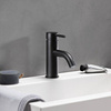 GRIFO DE LAVABO SENTINI DE MESA BAJO S-2003B NEGRO