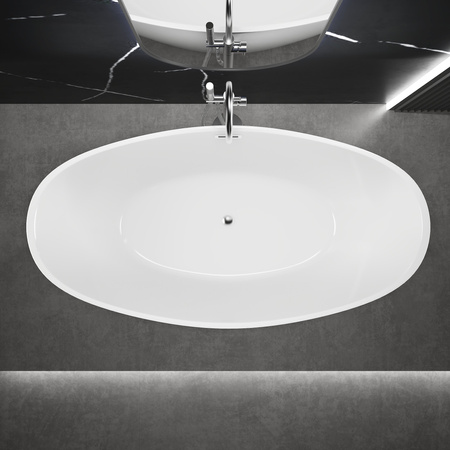 BAÑERA EXENTA SKYLER 180×80×58 BLANCA