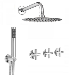 CONJUNTO DE DUCHA EMPOTRADA VERANNI S-1127 CROMO