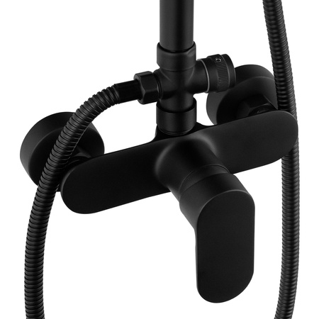 CONJUNTO DE DUCHA MARTINA EXTERIOR S-1190B NEGRO