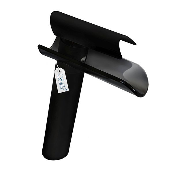 ChatGPT powiedział: GRIFO DE LAVABO MONA ALTO DE VIDRIO S-1025B NEGRO