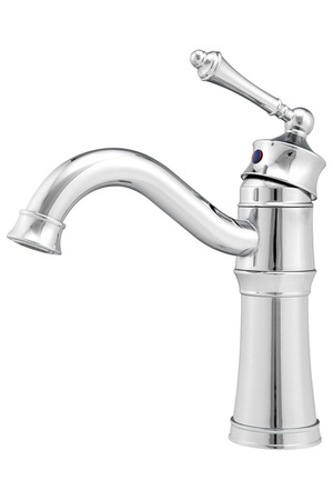 GRIFO DE LAVABO ADELITA DE PIE BAJO RETRO S-1089 CROMO