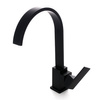 GRIFO DE LAVABO PURO ALTO GIRATORIO S-1004B NEGRO