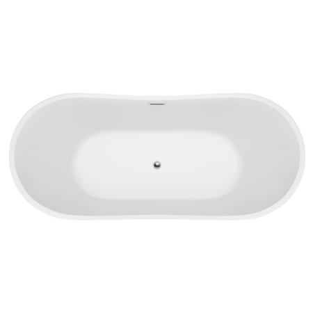 BAÑERA EXENTA ACRÍLICA GRACE 150×75×72 BLANCA