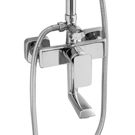 CONJUNTO DE DUCHA EXTERIOR AURORA S-1199 CROMADO