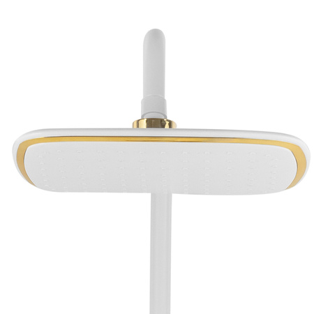 CONJUNTO DE DUCHA SENTINI SUPERFICIAL S-1191WG BLANCO/DORADO