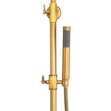 CONJUNTO DE DUCHA EXTERIOR RETRO PALOMA S-1198G DORADO