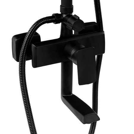 CONJUNTO DE DUCHA EXTERIOR AURORA S-1199B NEGRO