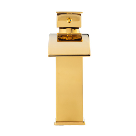 GRIFO DE LAVABO CASCADE BAJO DE MESA SEM-1001G DORADO