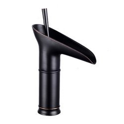 GRIFO DE LAVABO ELIANA DE PIE BAJO RETRO S-1151 NEGRO