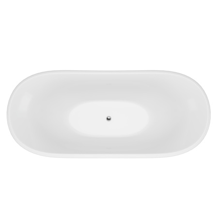 BAÑERA EXENTA BELLA DE ACRÍLICO 170×75×70 BLANCA