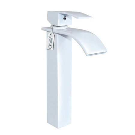 GRIFO DE LAVABO CASCADE ALTO SEM-1001WD BLANCO