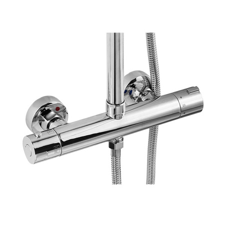 CONJUNTO DE DUCHA SENTINI EXTERNO CON TERMOSTATO S-1170 CROMO