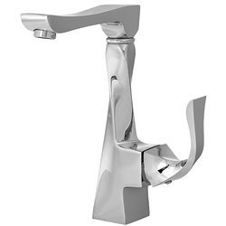 GRIFO DE COCINA PARA FREGADERO CON CAÑO GIRATORIO 360 S-1136 CROMO