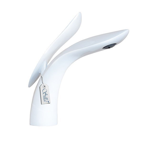 GRIFO DE LAVABO NEILA DE PIE BAJO S-1073W BLANCO