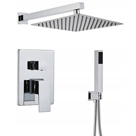 CONJUNTO DE DUCHA EMPOTRADA BASILIO S-1103 CROMO