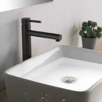 GRIFO DE LAVABO BELLA ALTO S-2002B NEGRO