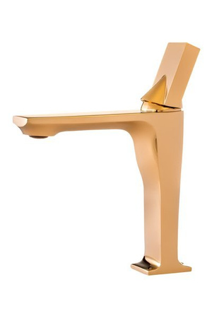 GRIFO DE LAVABO STONE DE PIE BAJO S-1140G DORADO