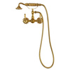 GRIFO DE BAÑERA ISABELLA DE DUCHA MURAL RETRO S-1183G DORADO
