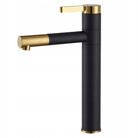 GRIFO DE LAVABO GIO ALTO GIRATORIO S-1084BG NEGRO