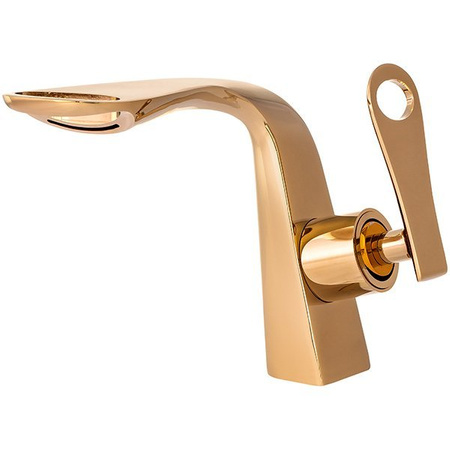 GRIFO DE LAVABO ELIZA DE PIE BAJO S-1143G DORADO