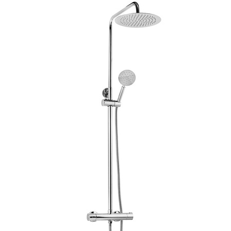 CONJUNTO DE DUCHA SENTINI EXTERNO CON TERMOSTATO S-1170 CROMO