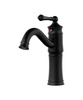 GRIFO DE LAVABO ADELITA BAJO DE PIE RETRO S-1089B NEGRO