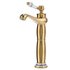 GRIFO DE LAVABO PALOMA ALTO RETRO S-1108G DORADO